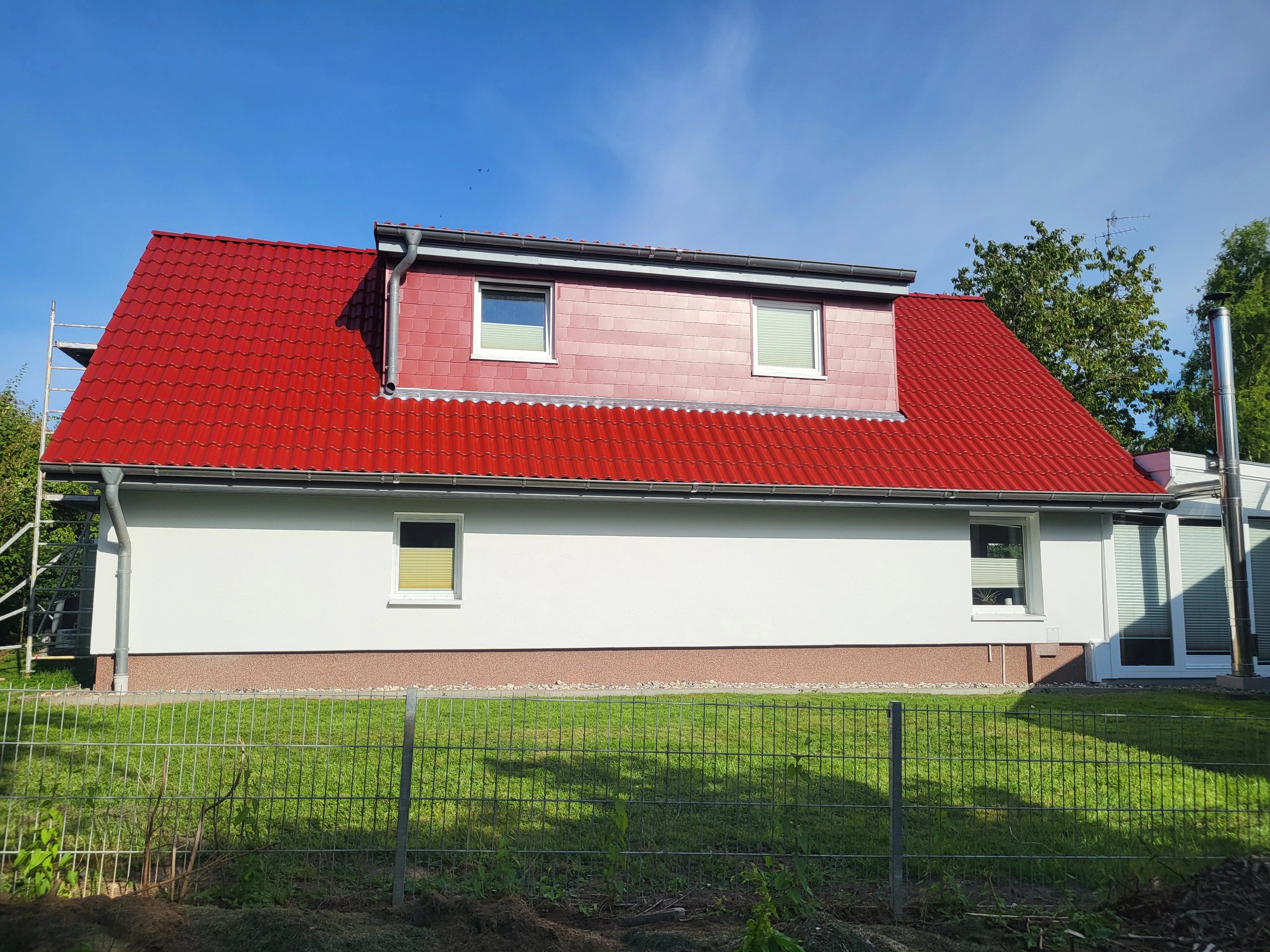 Satteldach Dachreinigung