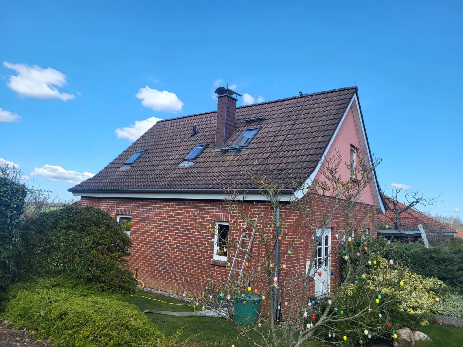 Satteldach Dachreinigung